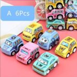 6pcs Mini Pullback Car Toy Set for Kids